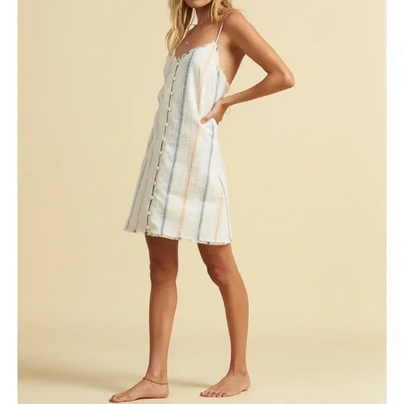 Billabongs x Salty Blonde Sunny Stripes Mini Dress - Picture 4 of 6